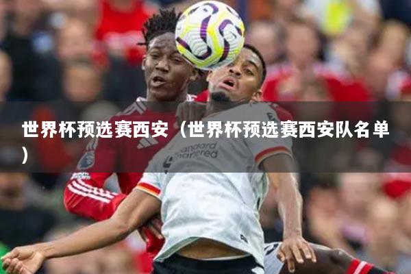 世界杯预选赛西安（世界杯预选赛西安队名单）
